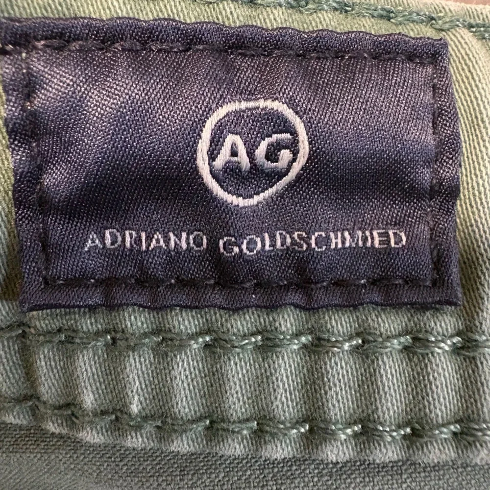 AG Adriano Goldschmied Graduate Pants Mens Fits 38x31 Green Tailored Leg Chino